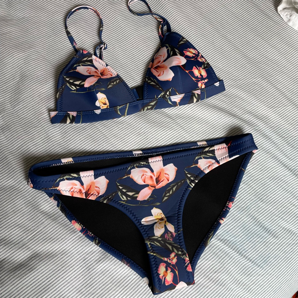 Floral Neoprene Bikini